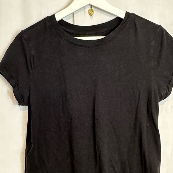LOFT - Women's T-Shirt TOP SS Sz S "VINTAGE SOFT" - BLACK - Picture 8 of 11